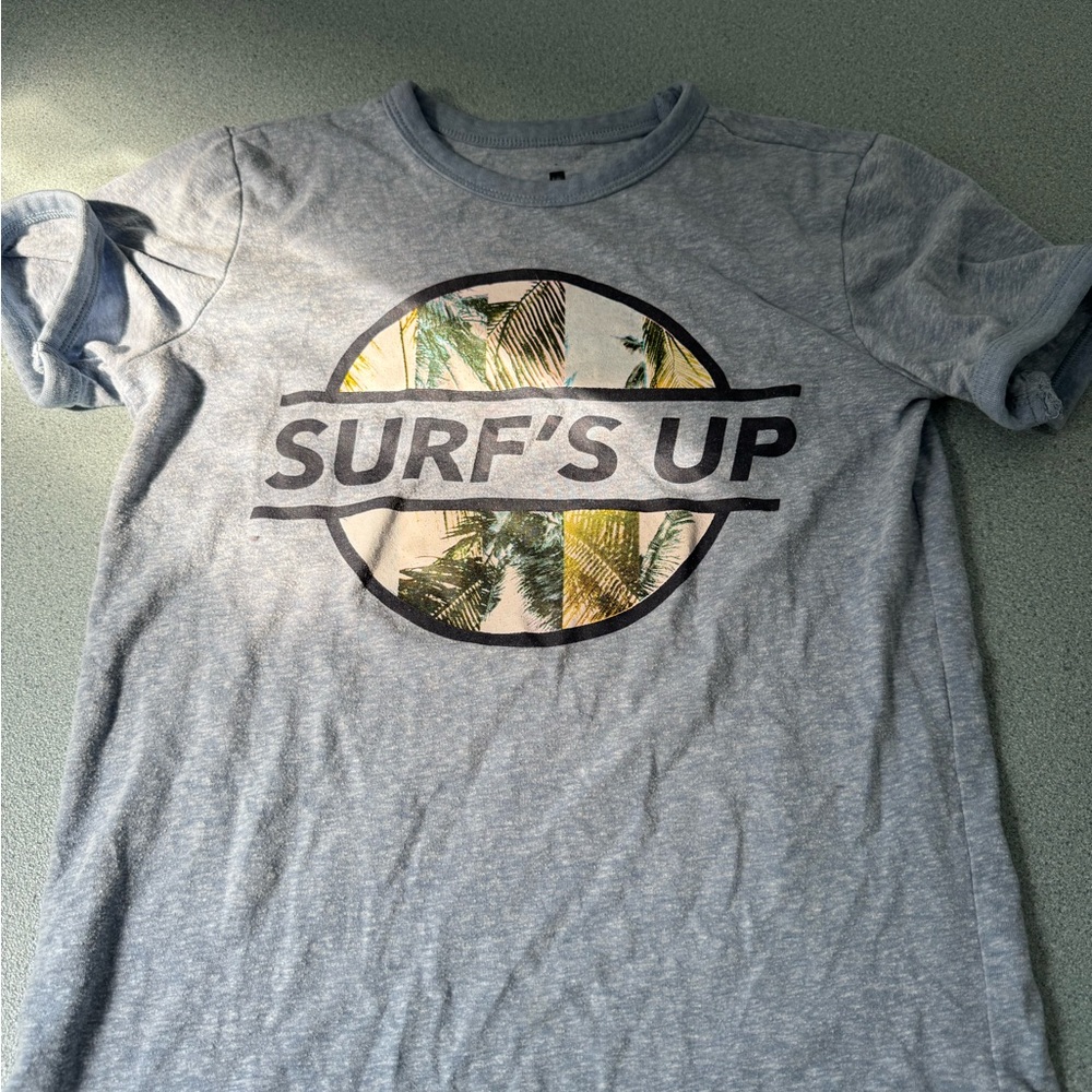 Tag Gray Surf's Up Kids T-Shirt